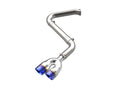 aFe axle-back exhaust installed view