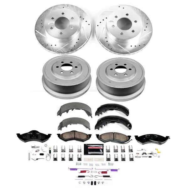 Power Stop 98-99 Dodge Durango Front and Rear Z36 Truck & Tow Brake Kit