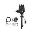 Black Chevy V8 W/Internal Module Distributor Black Ready-To-Run Distributors Include A Built-In Ignition Module-No MSD Ignition Control Required MSD Ignition