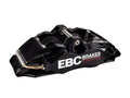 EBC Racing 05-11 Ford Focus ST (Mk2) Front Left Apollo-4 Black Caliper
