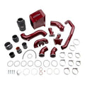 Wehrli 06-10 Chevrolet 6.6L LBZ/LMM Duramax Passenger Side 3.5in Intercooler Pipe - WCFab Grey