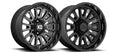 ROVER 24X12 8X170 44MM GLOSS BLACK MILLED