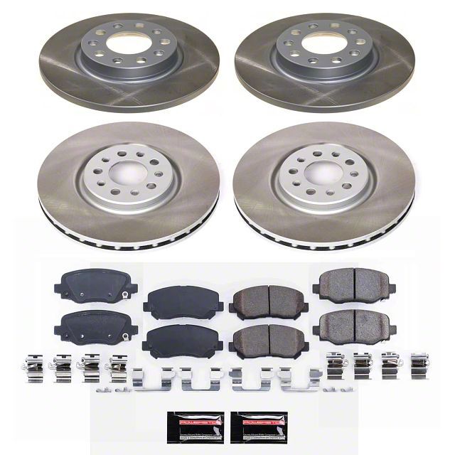 Power Stop 15-17 Chrysler 0 Front and Rear Semi-Coated Rotor Kit