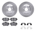 DFC 14-21 Mercedes-Benz Maybach S550 Rear Rotors with 5000 Advanced Brake Pads w/Hardware