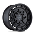 WARTHOG 17X8.5 6X120 0MM MATTE BLACK