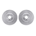 R1 Concepts Brake Rotor- D/S - Silver Fits Genesis G80