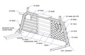 WORK TRUCK CAB RACK MESH 32 LEG 444