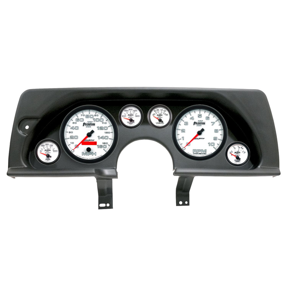 9092 CHEVY CAMARO 5IN X 2 & 21/16IN X 4 DIRECT FIT DASH KIT PHANTOM II