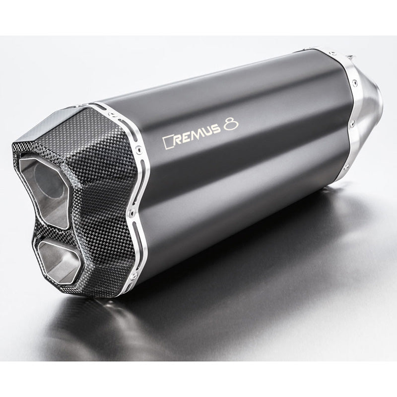 Remus black slip-on exhaust