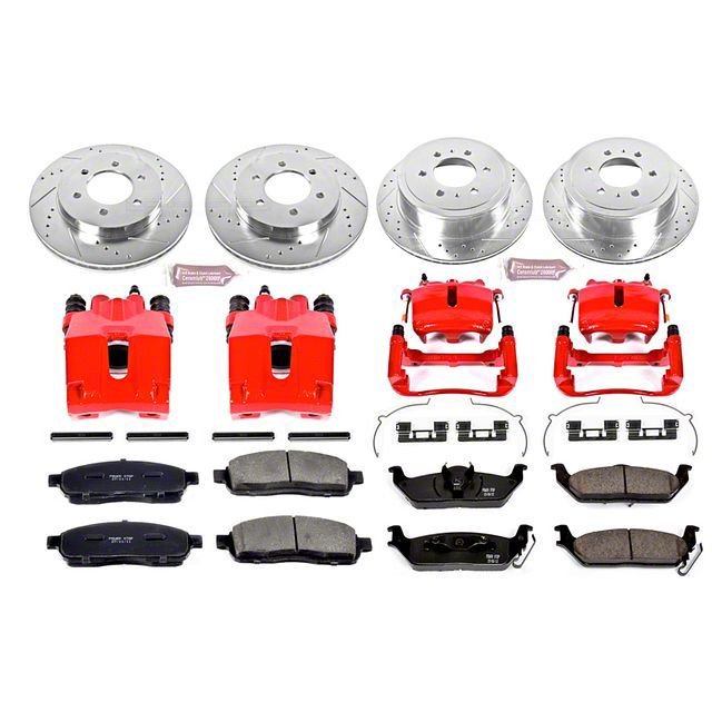 Power Stop 05-08 Ford F-150 Front & Rear Z23 Evolution Sport Brake Kit w/Calipers