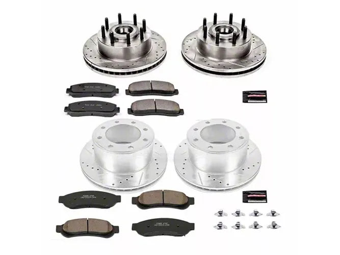 Power Stop 2010 Ford F-350 Super Duty Front & Rear Z23 Evolution Sport Brake Kit