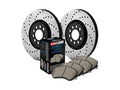 Street Axle Pack - Drilled; Front