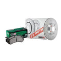 ~(56 lbs. 15X15X14)~ Talon Cross-Drilled and Slotted and LTS Brake Pad Kit