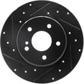 R1 Concepts E- Line Series Brake Rotor with Ceramic Brake Pads Fits Mercedes-Benz C32
