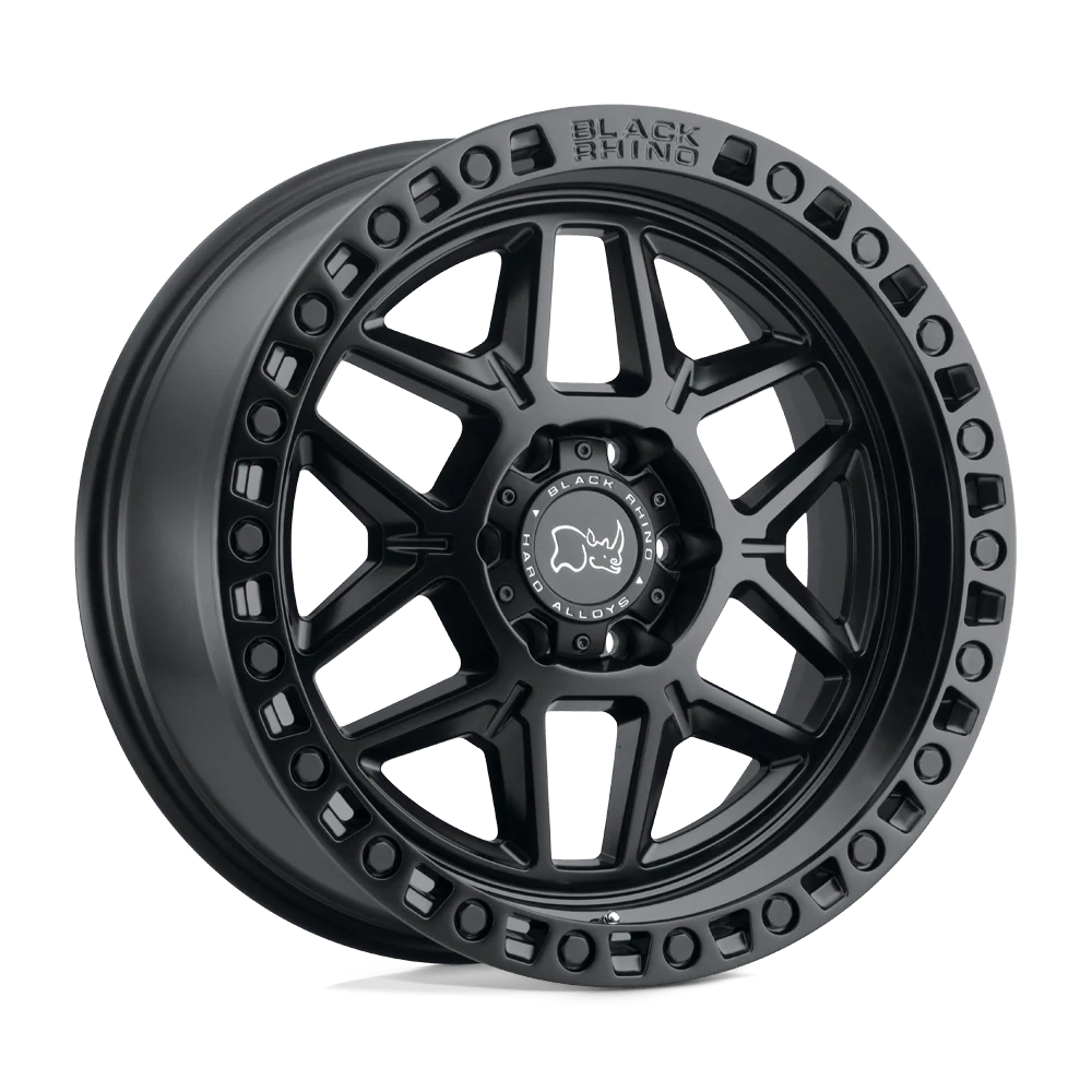 KELSO 17x9.0 5/139.7 ET00 CB78.1 MATTE BLK W/BLK BOLTS