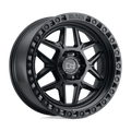 KELSO 17x9.0 5/139.7 ET00 CB78.1 MATTE BLK W/BLK BOLTS