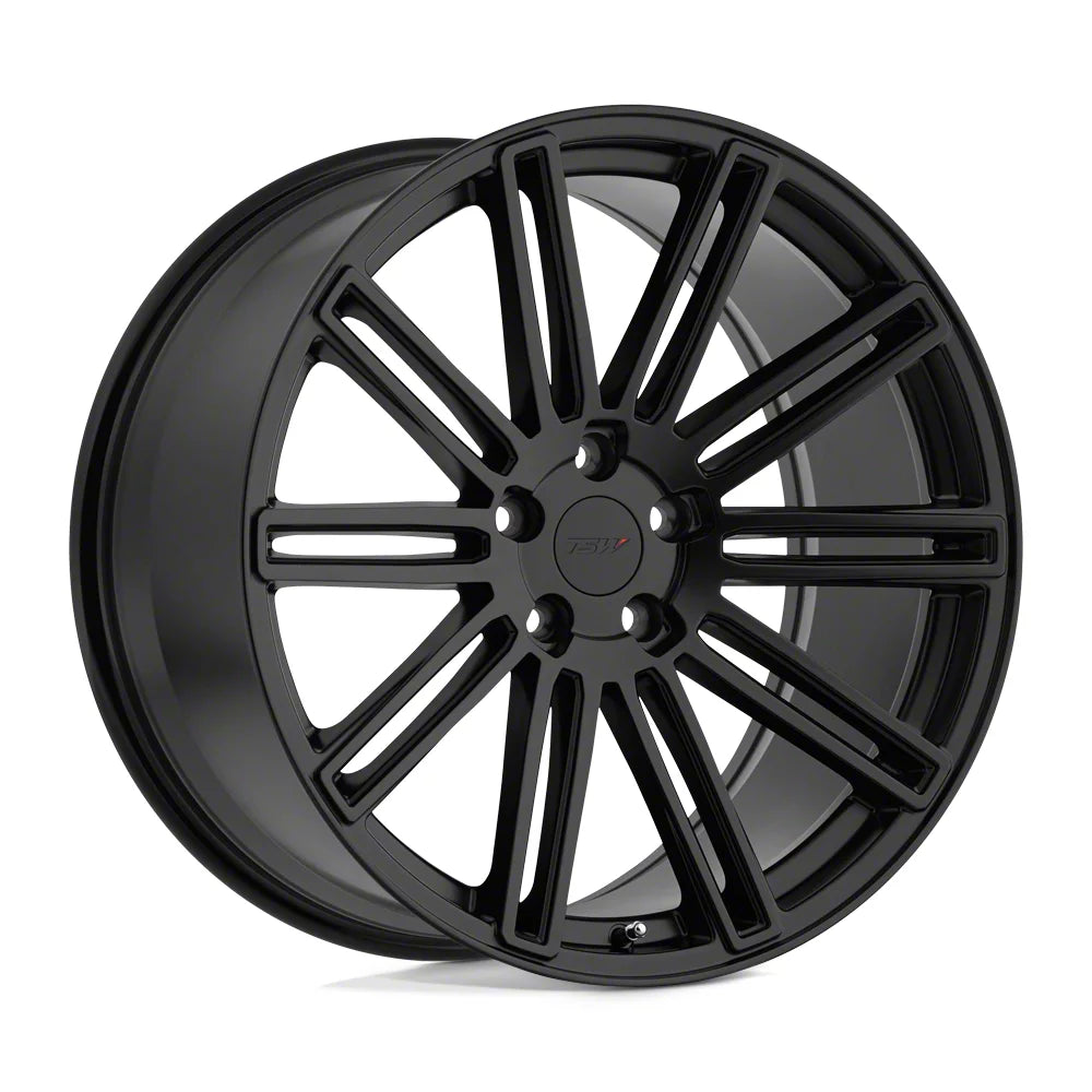 TSW Alloy Wheels black auto part