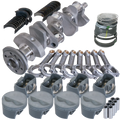 Eagle Chevy 350 1Pc 3.750in Crank 6.000in I-Beam Rod -5cc Flat Top 4.040in Pistons Balanced Assembly