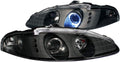 9596 ECLIPSE PROJECTOR HALO G3 BLACK CLEAR HEADLIGHTS (SET)