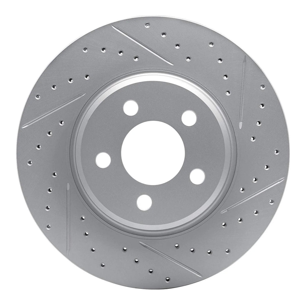 DFC 21-24 Tesla Model X Front Right Drilled & Slotted Geoperformance Rotor