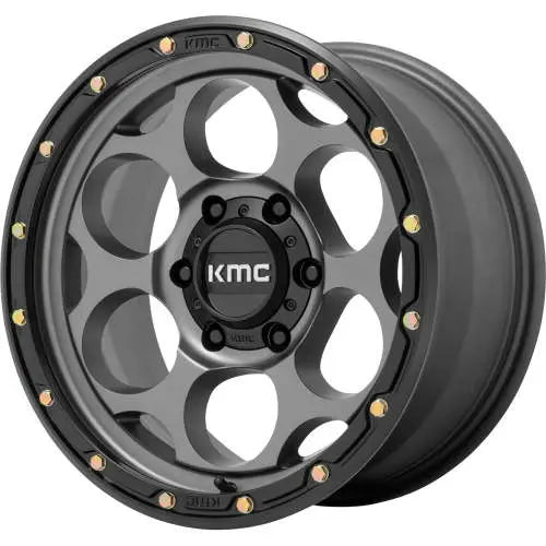 DIRTY HARRY 17x9 5x127.00 SATIN GRAY W/ BLACK LIP (12 mm)