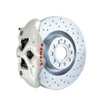 Brembo 05-10 Jetta GLI Front GT BBK 4 Piston Cast 345x30 1pc Rotor Slotted Type3-White