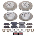 Power Stop 11-16 Hyundai Elantra Front and Rear Semi-Coated Rotor Kit