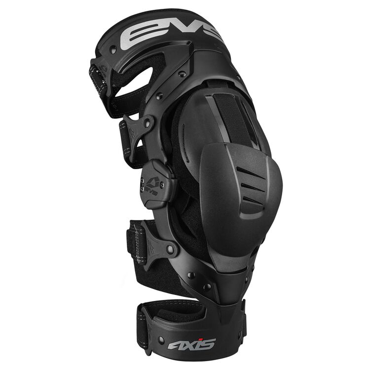 EVS Axis Sport Knee Brace Black/Black/Grey - Small/Left