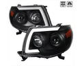 LED LIGHT BAR PROJECTOR HEADLIGHT WITH SEQUENTIAL SIGNAL MATTE BLACK