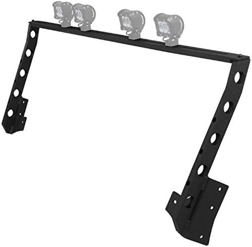 0715 JK WRANGLER ROOF LIGHT BAR ALBLK TEXTURE