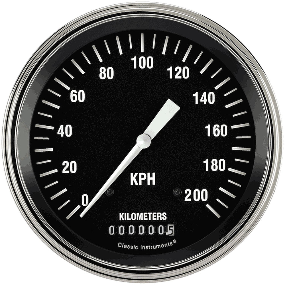 HOT ROD 5IN SPEEDO 200 KPH