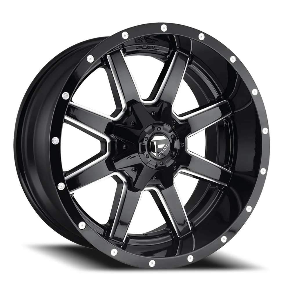 Fuel Wheels black auto part