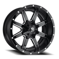 Fuel Wheels black auto part