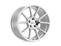 ~(45 lbs. 21X21X11)~ TSW CHRONO 19x9.5 5/114.3 ET39 CB76.1 SILVER W/MIRROR CUT FACE