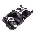 P/BLACK ALUM SBC 'SQUARE-BORE' INTA