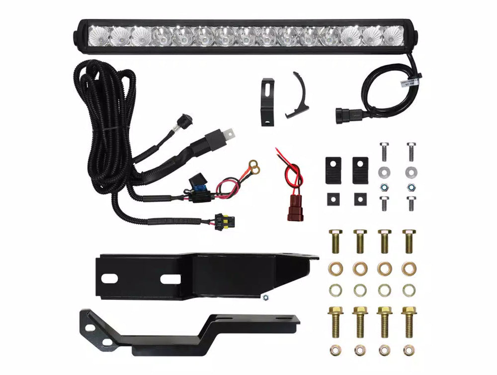 22C FRONTIER ULTIMATE LED BULL BAR TEXTURED BLACK