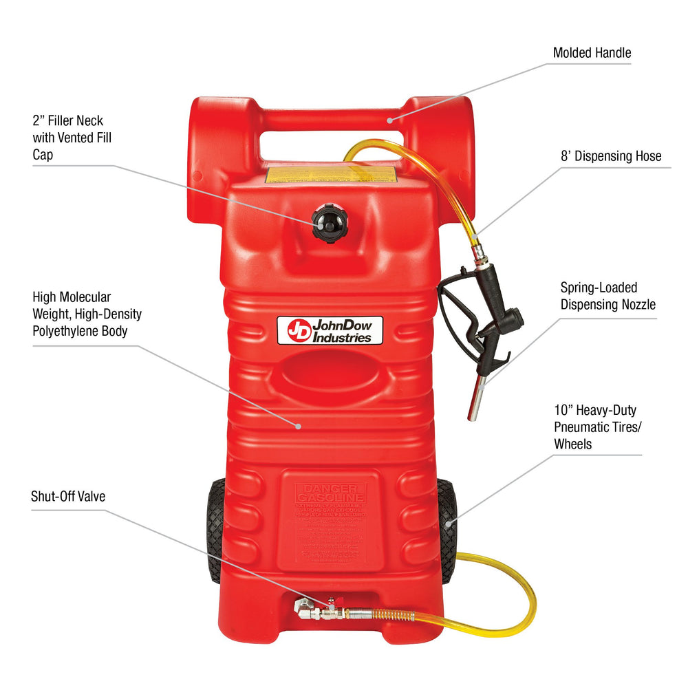 25GALLON POLY FUEL CART GASOLINE