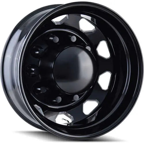 ~(55 lbs. 24X24X9)~ IB02 (IB02) FRONT BLACK/MILLED SPOKES 22.5X8.25 10-285.75 169MM 220.1MM