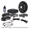 EBC Racing 2023+ Nissan 400Z Black Apollo-6 Calipers 355mm Rotors Front Big Brake Kit