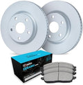 R1 Concepts Brake Rotor- Carbon Coated with Ceramic Pads Fits BMW 230i
