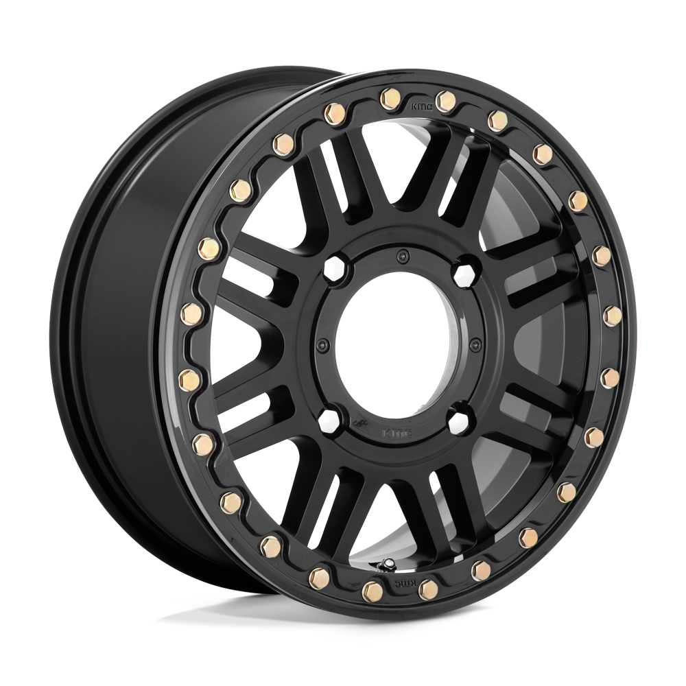 KMC POWERSPORTS KS250 15X10 4X137 S-BLK BLK-RING 00MM - KS25051048700