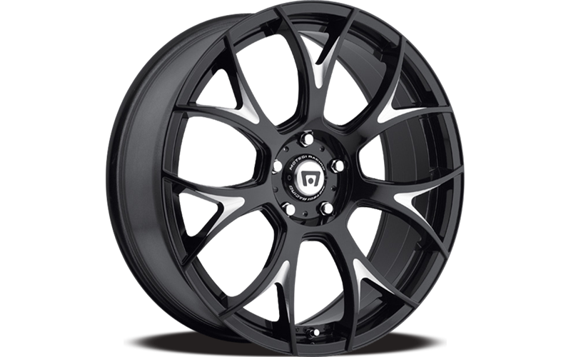 MR126 20X8.5 5X4.5 G-BLK MILL 38MM