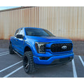 Ford F150 21-23 LED HEADLIGHTS w/ Ultra High Power LED HI LOW BEAM Smooth OLED DRL SCANNING SWITCHBACK Amber LED Turn Signals (Replaces OEM Halogen Style Head Lights Only) - Clear / Chrome