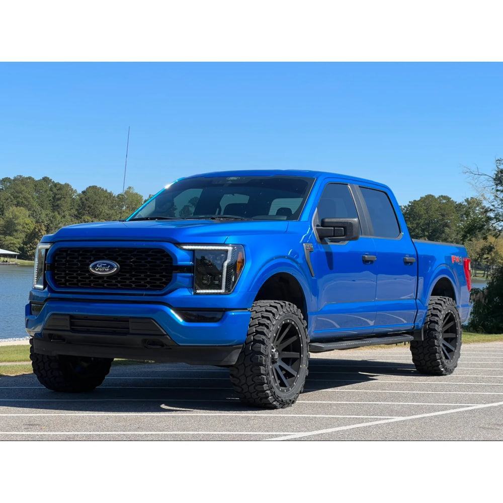 Recon Truck Accessories chrome headlights