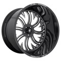 FF036 26X16 BLANK BLACK -101MM (114-180)