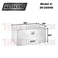 BOX AL 18HX24DX48L DIAMPT ALPLT DB