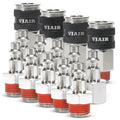 COUPLERS 3/8IN NPT M(2)& F(2)QUICK CONNECT STUDS 3/8IN M(5)& F(5)WITH VIAIR LOGO