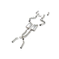 Crossmember Back Exhaust System 1967-1974 Mopar A-Body Cars With V8 Engine. (See Applications Below) Aggressive To Moderate Sound 2.5 Inch Fits Vehicles With 111 Inch Wheelbase Hooker BlackHeart