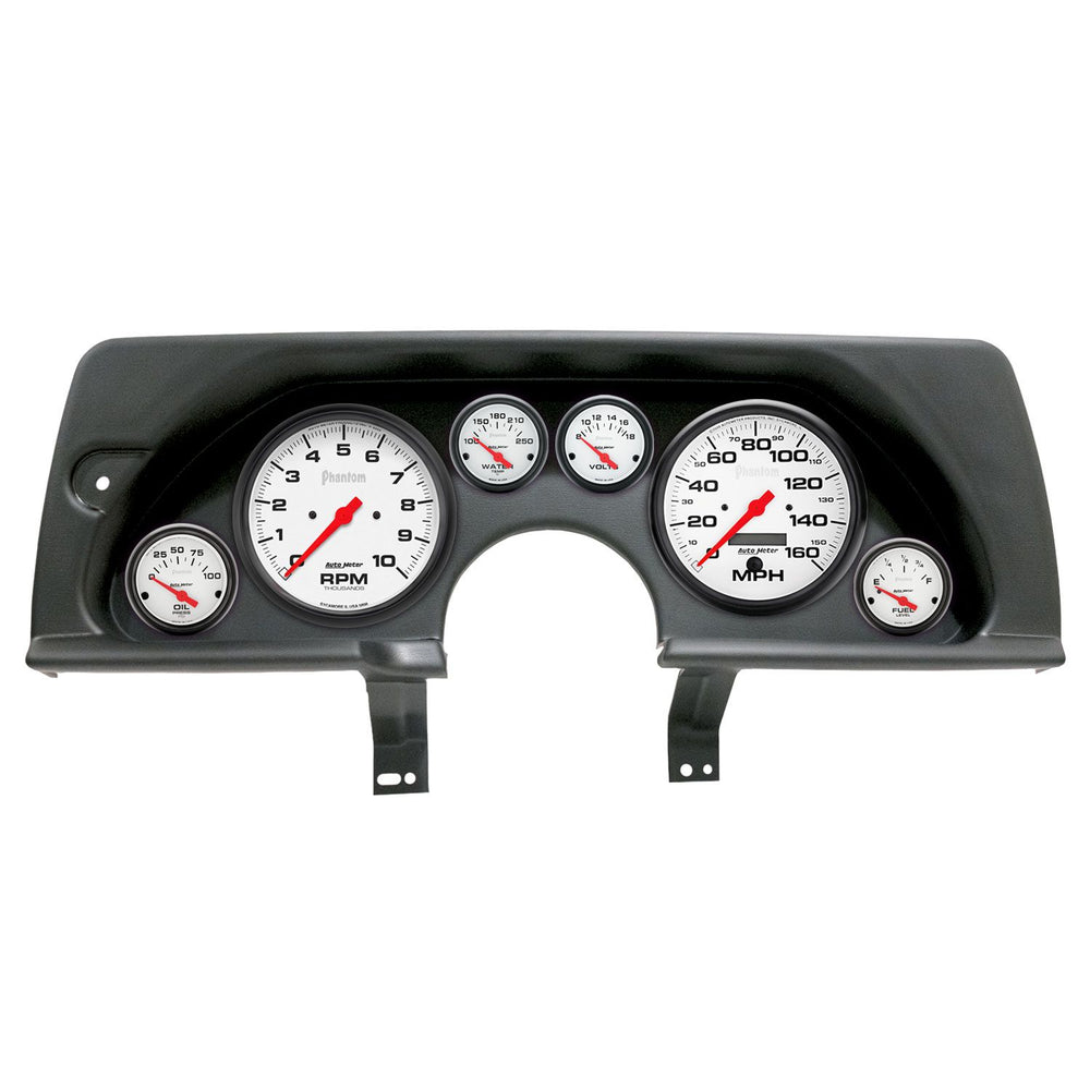 9092 CHEVY CAMARO 5IN X 2 & 21/16IN X 4 DIRECT FIT DASH KIT PHANTOM