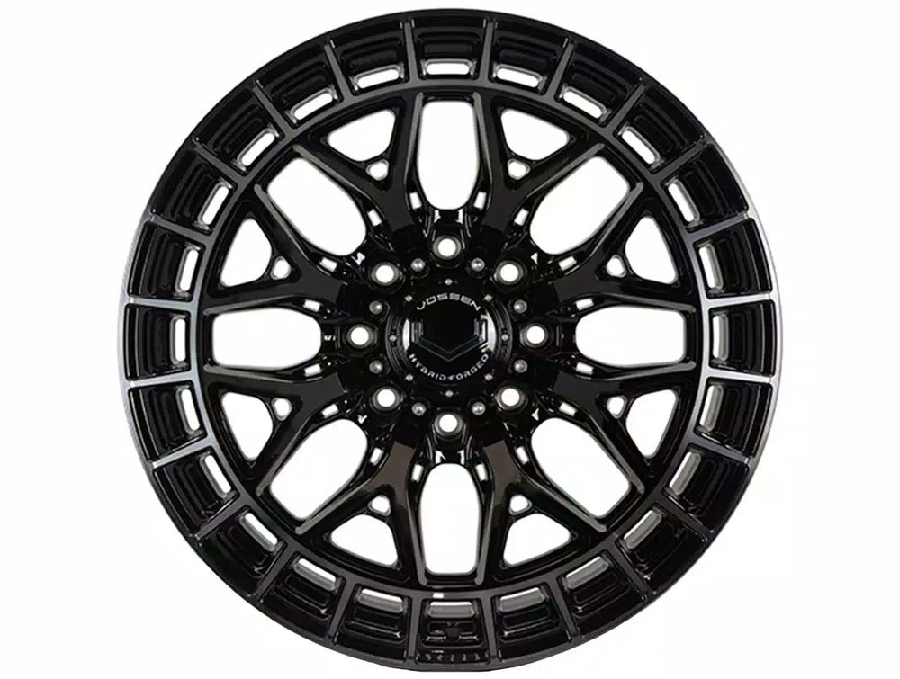 Vossen HFX-1 24x10 - 6x139.7 - ET25 - Deep Face - 106.1 - Tinted Gloss Black Wheel